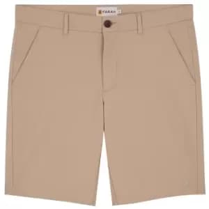 Farah Mens Bassett Chino Shorts Burnt Sand 38