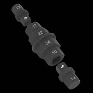 Sealey MS008 Motorcycle Spindle Tool 17, 19, 22 & 24mm