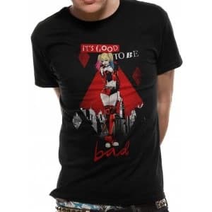 Harley Quinn - Good To Be Bad Mens Large T-Shirt - Black