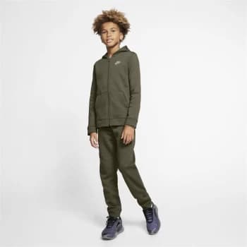 Nike Fleece Tracksuit Junior Boys - Rough Greeen