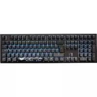 Ducky Shine 7 Blackout USB RGB Backlit Gaming Keyboard Silent Red Cherry MX Switches UK Layout