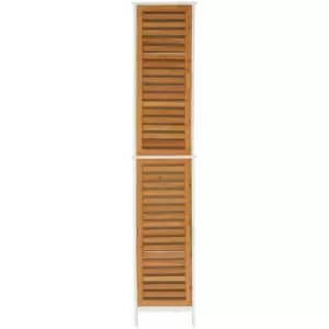 Premier Housewares - 2 Single 4 Inner Shelves Standing Cabinet