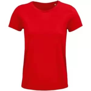 SOLS Womens/Ladies Crusader Organic T-Shirt (3XL) (Red)