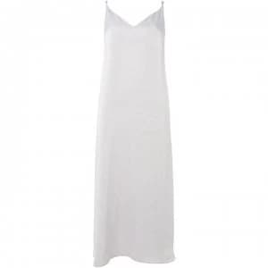 Label Lab Double-Strap Mottled Satin Dress - Silver