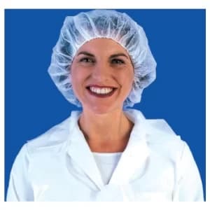 D84230 Bouffant Caps Blue (Pk-100)