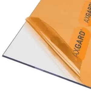 Axgard Clear Polycarbonate Flat Glazing Sheet, (L)3.05M (W)1M (T)4mm