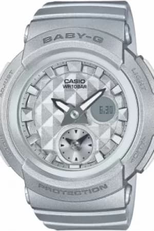 Ladies Casio Baby-G Stud Dial Alarm Chronograph Watch BGA-195-8AER
