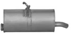 IZAWIT Rear silencer PEUGEOT,CITROEN 28.037 1730Q8,1730Q8