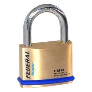 Federal 50F Solid Brass Padlocks