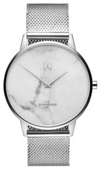 MVMT Boulevard Venice Marble Stainless Steel Mesh Marble Watch