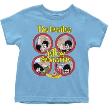 The Beatles - Yellow Submarine Portholes Kids 12 Months T-Shirt - Blue