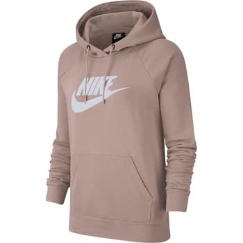 Nike Sportswear Essential Womens Fleece Pullover Hoodie - Pink