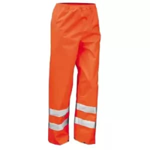 Result Mens Hi-Vis Trousers / Pants (2XL) (Hi Vis Orange)