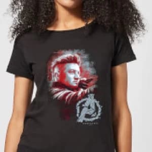 Avengers Endgame Hawkeye Brushed Womens T-Shirt - Black