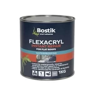Bostik Grey Waterproof Sealing Compound Tin 1Kg