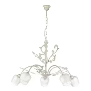 Onli Zula Multi Arm Pendant Ceiling Light, Ivory