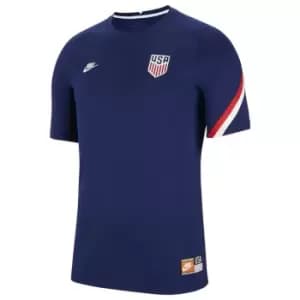 Nike USA Pre Match T Shirt 2020 Mens - Blue