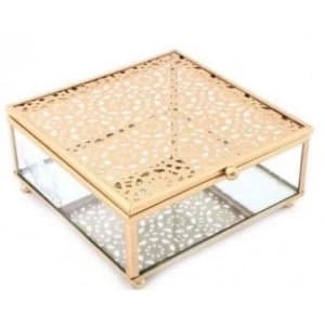 Detailed Gold Jewellery Box 13m