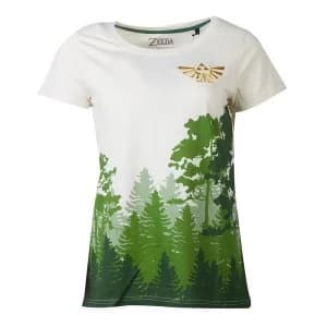 Nintendo - Hyrule Forrest Womens Large T-Shirt - Multi-Colour