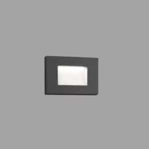 Faro Spark-1 - Outdoor LED Recessed Wall Light Dark Grey 5W 3000K IP65
