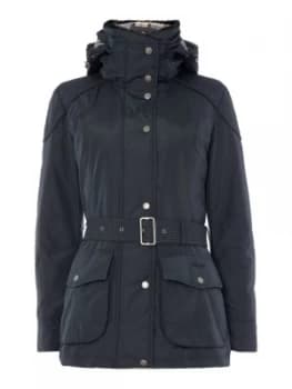Barbour Outlaw Belted Jacket Blue