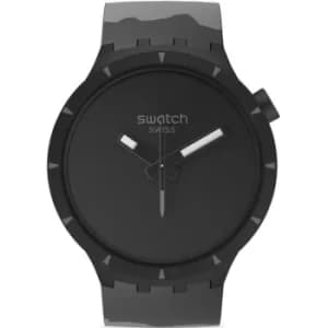 Unisex Swatch Colours Of Nature Big Bold Bioceramic Basalt Watch
