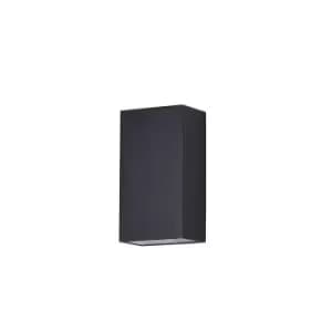 Times Square Integrated LED Wall Lamp Black, IP54