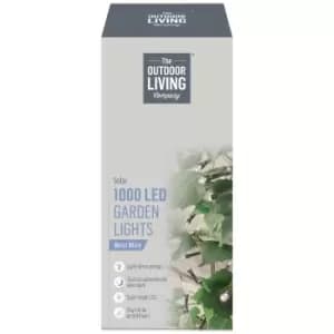 The Outdoor Living Company Solar 1000 LED Warm White String Lights
