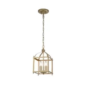 Kichler Larkin Lanterns Pendant Ceiling Light Painted Natural Brass