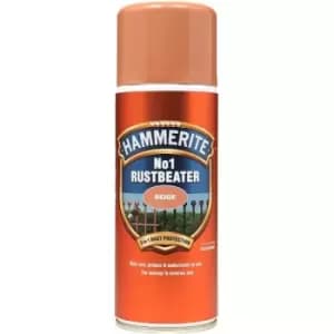 No. 1 Rust Beater Paints Aerosol - 400ML - Beige - Beige Aerosol - Hammerite