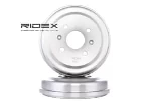 RIDEX Brake Drum CHEVROLET 123B0073 96470999,96471771,96470999 Rear Brakes,Drum Brake
