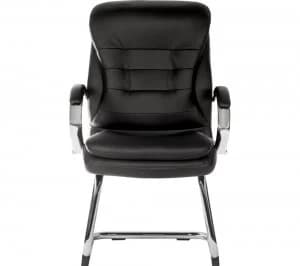 TEKNIK Goliath Light 6958 Bonded Leather Visitor Chair - Black