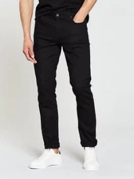 River Island Dylan Slim Fit Jeans Black Size 32 Men