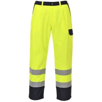 Portwest - FR92YERM - sz M Hi-Vis Bizflame Pro Trousers - Yellow