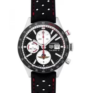 Carrera Chronograph Calibre 16 Automatic Black Dial Mens Watch