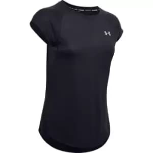 Under Armour Steaker 2 Short Sleeve T Shirt Womens - Black