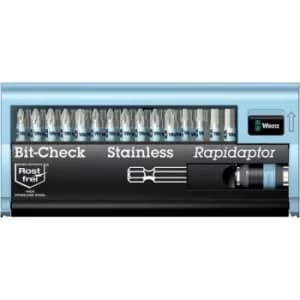 Wera 05071109001 BC/30 Stainless Torsion Bit Check PH/PZ/TX/Hex, 3...
