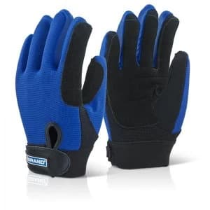 BBrand Medium Power Tool Gloves Blue