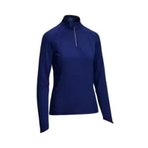 Callaway Zip Base Layer Top Womens - Blue
