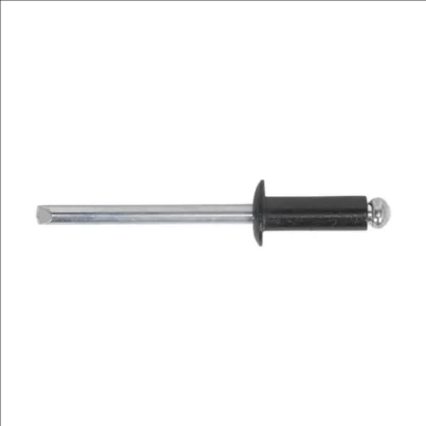 Sealey RAB3280S Aluminium Rivet Black Standard Flange 3.2 x 8mm Pack of 200