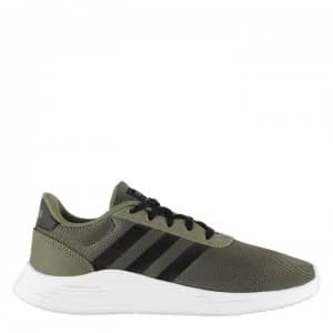 adidas Lite Racer 2.0 K Junior Trainers - Khaki/Blk/Wht