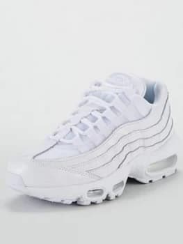 Nike Air Max 95 - White/White, Size 3, Women