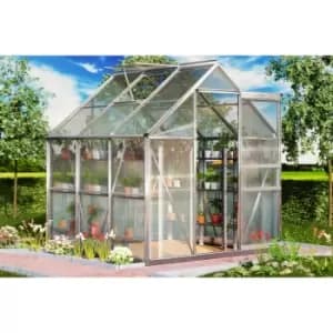 Greenhouse Polycarbonate 6x6ft incl. Base