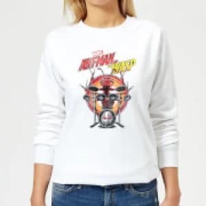 Marvel Drummer Ant Womens Sweatshirt - White - L