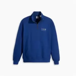 Levis Quarter Zip BatWing Fleece - Blue