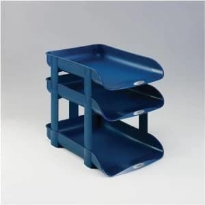 Rexel Agenda2 A4/Foolscap 55mm Letter Tray Blue Single