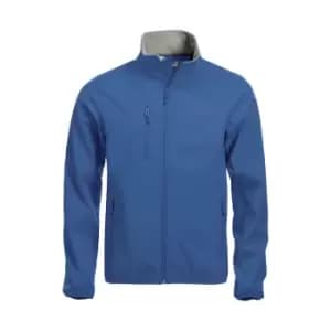 Clique Mens Basic Soft Shell Jacket (3XL) (Royal Blue)
