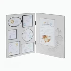 Double Collage Baby Data Photo Frame