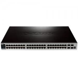 D-Link DGS-3420-52P network switch Managed L2 Black Power over Ethernet (PoE)
