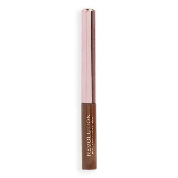 Makeup Revolution Super Flick Liquid Eyeliner 2.4ml (Various Shades) - Brown